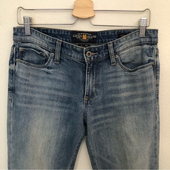 Lucky Brand Sweet Straight Distressed Jean 6/28R - Picture 3 of 16
